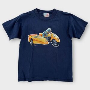 Vintage Kikaida Shirt Boys XL 14-16 Generation Anime Kamen Rider Motorcycle 2001